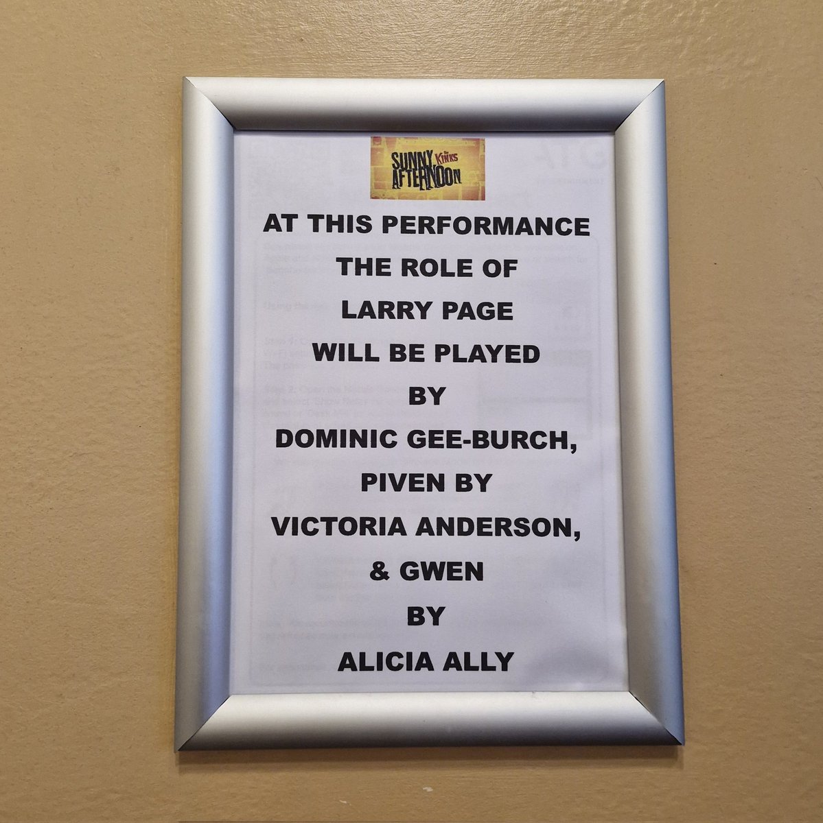 Mind_the_Blog's tweet photo. Friday two-show days are rare things, and today I had the best flavour two-show day as it was (shockingly) my first @KinksMusical double day of the *entire tour*.

Mostly motivated by the first female Piven and two sets of Rays &amp; Daves...

#SunnyAfternoon 💛 https://t.co/e7Js1v5fOM