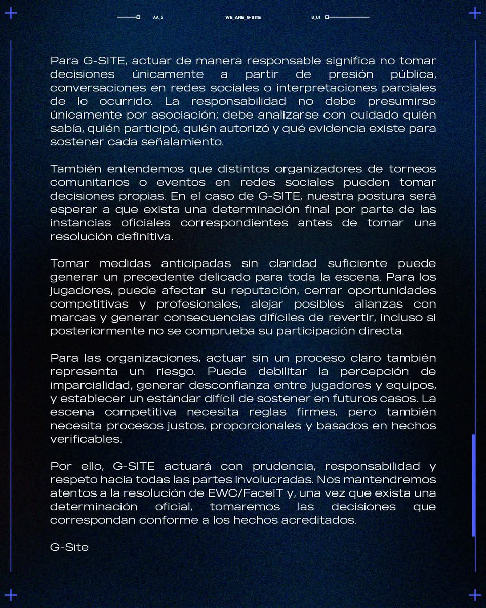 G-SITE tweet media