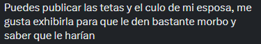 EXHIBE A TU ESPOSA/NOVIA... TODOS LO DISFRUTARAN tweet media