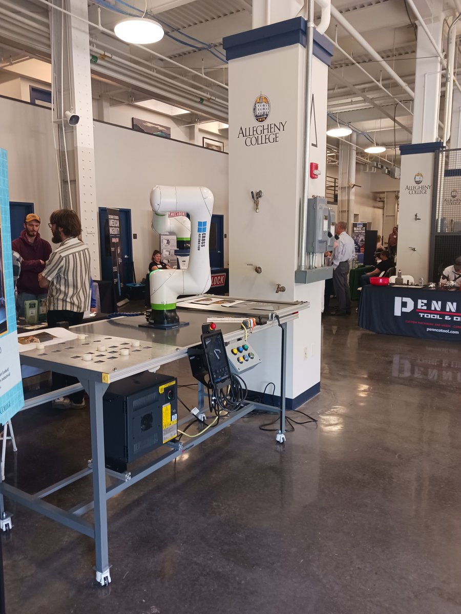 MEaTAedu's tweet photo. Had a great time attending the Allegheny Lab for Innovation and Creativity (ALIC) manufacturing showcase at Bessemer yesterday! A great event and creating an environment where innovation, collaboration, and Industry 4.0 discussions could really thrive. https://t.co/53FhaAhNyM
