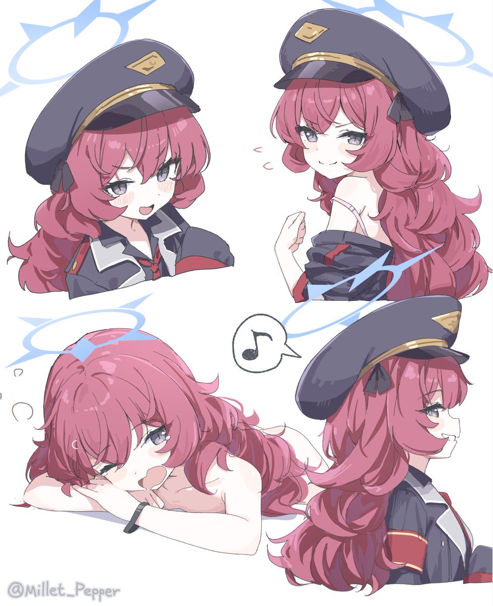 Millet_Pepper's tweet photo. イロハを描く練習
（イロハの新衣装、いつ実装されるんだろう？😕） https://t.co/FX1yXPk0AO