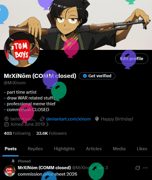 MrXíNōm (COMM closed) tweet media