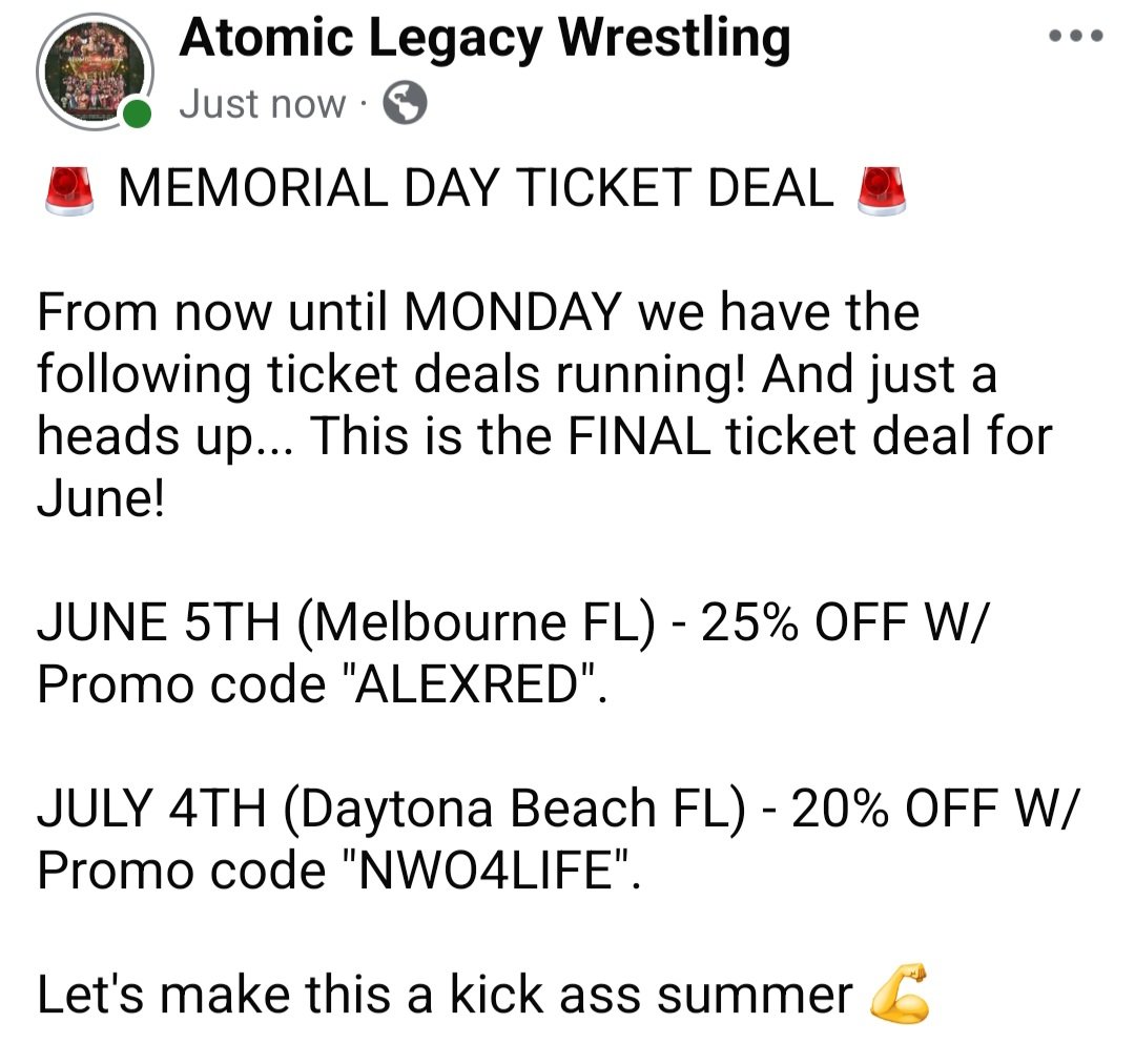Atomic Legacy Wrestling tweet media
