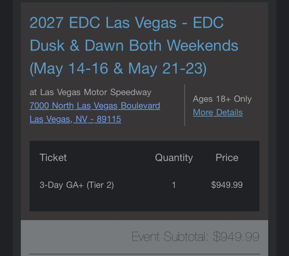 thelongestever's tweet photo. I need my GA+ rave bae for next year https://t.co/zVTdYd8ghg