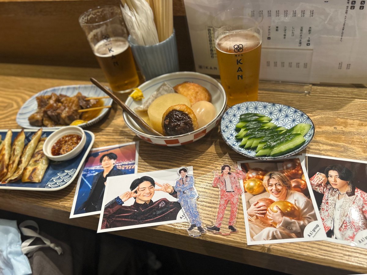 8er728's tweet photo. Aぇちゅーぶ公開前に行った角打ちKANさん🍢
美味しいし店員さんも親切で◎
食べたもの予想しながら頼んだけど、末澤さんキラーなの忘れてたので全滅...ごぼう巻きとうどんリベンジしたい🔥 https://t.co/iN95L2Ce34