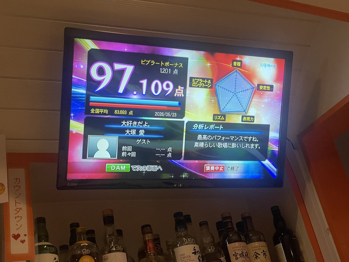 Heiri_ColorSing's tweet photo. とても楽しい配信でしたっ🙌💖
皆にまた会いたいって言ってもらえて
自分はとっても幸せ者なんだなぁって🍀* ゚
配信で喉ならせたから夜歌いに行ったら高得点出せました✌️もっと歌上手くなりたいなぁ誰かに響かせられる歌姫になりたい！（心中の歌姫笑） https://t.co/b55czcaKI6