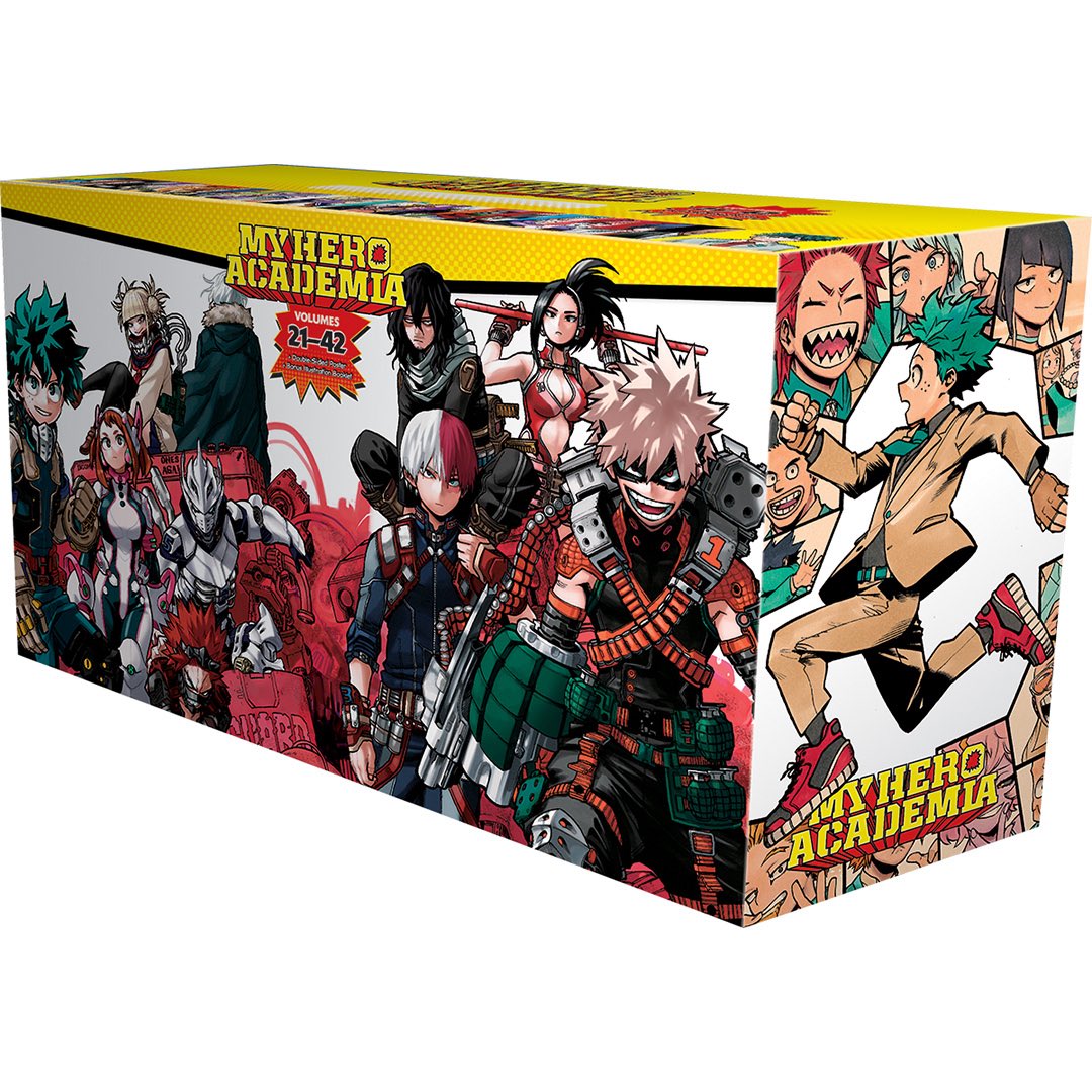 僕のヒーローアカデミア A/Bセット Preorder My Hero Academia Box Set 2: Volumes 21-42 at Amazon