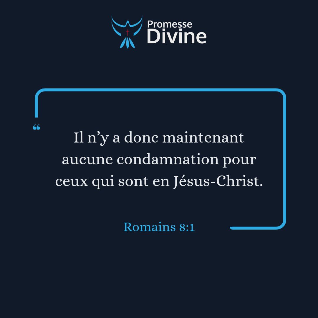 PromesseDivine_'s tweet photo. #PromesseDivine du 23 mai 2026 ✨

En Christ, ton passé ne te condamne plus. La grâce a le dernier mot. 🙏💙 https://t.co/rQLhN7NIk0