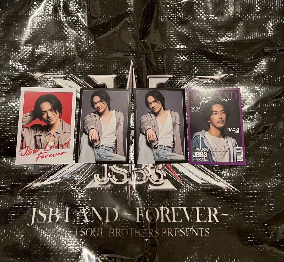EXJSB3HBZ's tweet photo. 三代目 J SOUL BROTHERS PRESENTS "JSB LAND ～FOREVER～  フォトカ　交換

【譲】　NAOKI     隆二

【求】　NAOTO   OMI     シクレはシクレ同士の交換のみ

福岡、東京、大阪、名古屋での交換可能な方宜しくお願い致します！

#三代目JSOULBROTHERS
#JSBLAND https://t.co/EJKMjH2oiI