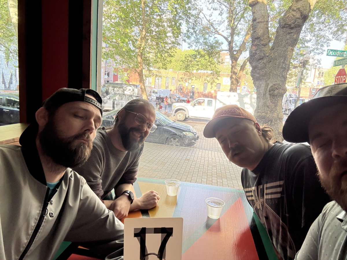 jamesbrant84's tweet photo. Just experienced my two favorite concerts of all time. Drove to Seattle 5/20, saw @cleopatrickband at Baba Yaga. Met Luke, got some pics/autographs, made some new friends. 5/21 drove to Portland, saw @cleopatrickband at Polaris Hall. MY FAVORITE BAND OF ALL TIME, FUCK YEAH!!!!!!! https://t.co/afqNbaS9oY