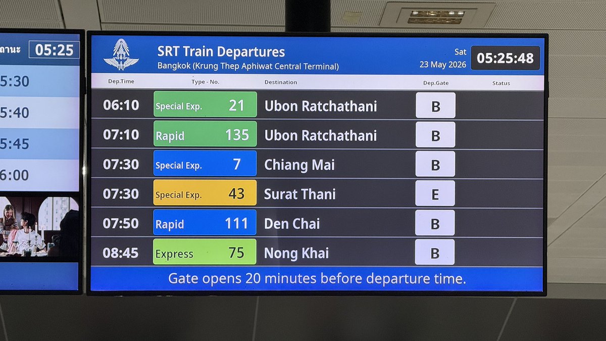 Thai Train Guide tweet media
