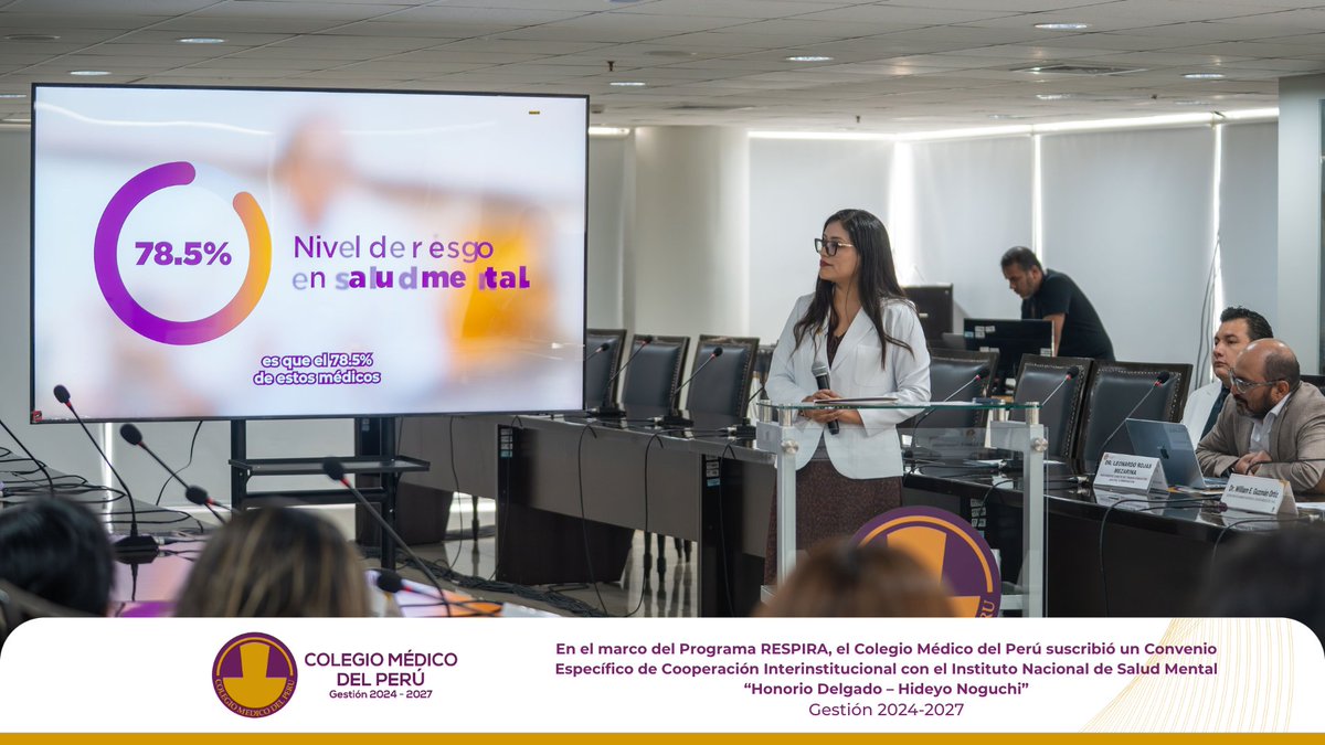 Colegio Médico Perú tweet media