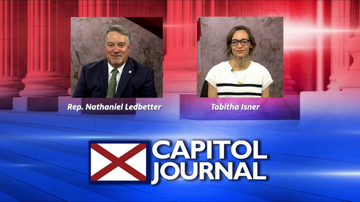 CapitolJournal's tweet photo. TONIGHT...

We'll rehash this week's election, including statewide races and legislative contests. 

Todd's guests:

▶️House Speaker Nathaniel Ledbetter
▶️Democratic Party Vice Chair Tabitha Isner

Watch at 7:30 on Alabama Public Television!

#alpolitics https://t.co/5ApyyewRDE