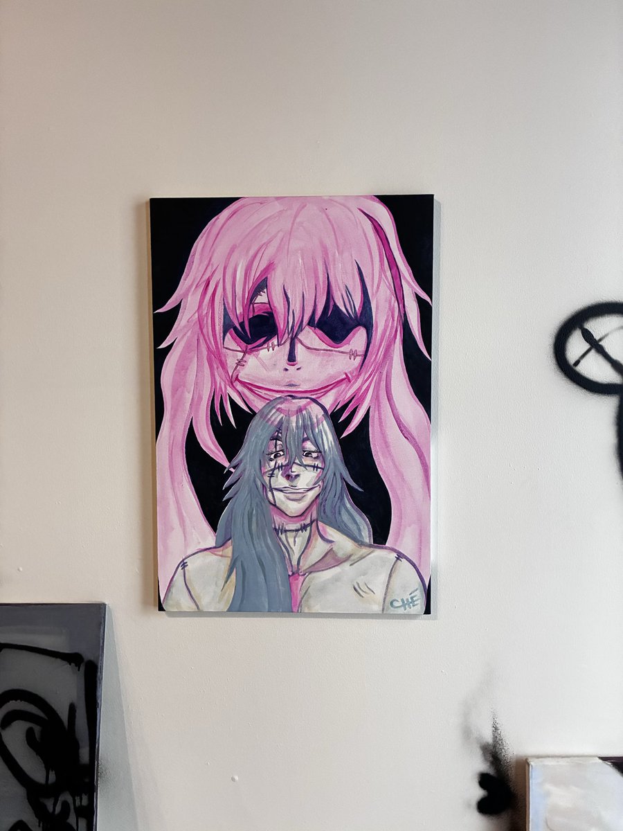 kill_che's tweet photo. Mahito from jujutsu kaisen 
Acrylic paint on canvas 30in x 20in *sold #jjk #mahito https://t.co/7EHAVLKgSD