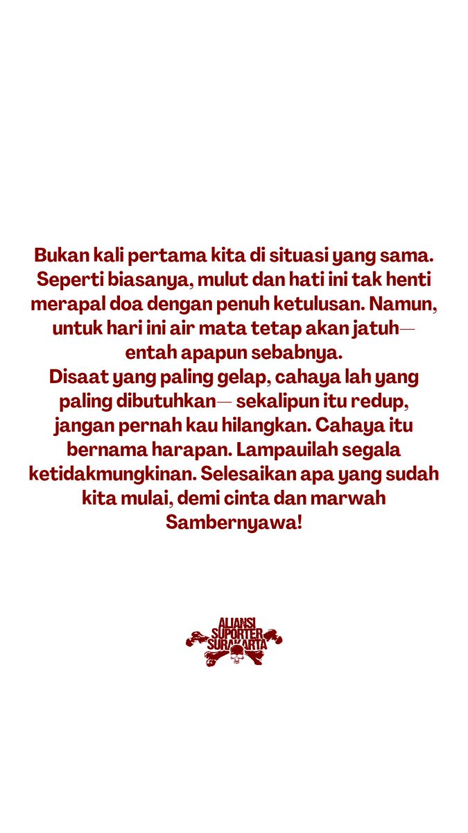 Aliansi Supporter Surakarta tweet media