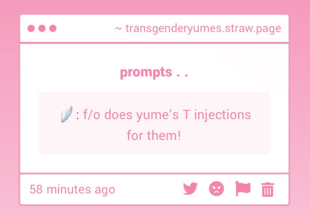 trans yumes 𐙚 tweet media