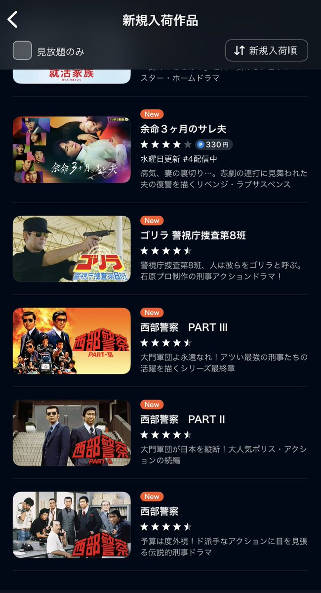 U-NEXTに西部警察が配信されていたのでチラ見。 警察が銃ぶっ放すわ