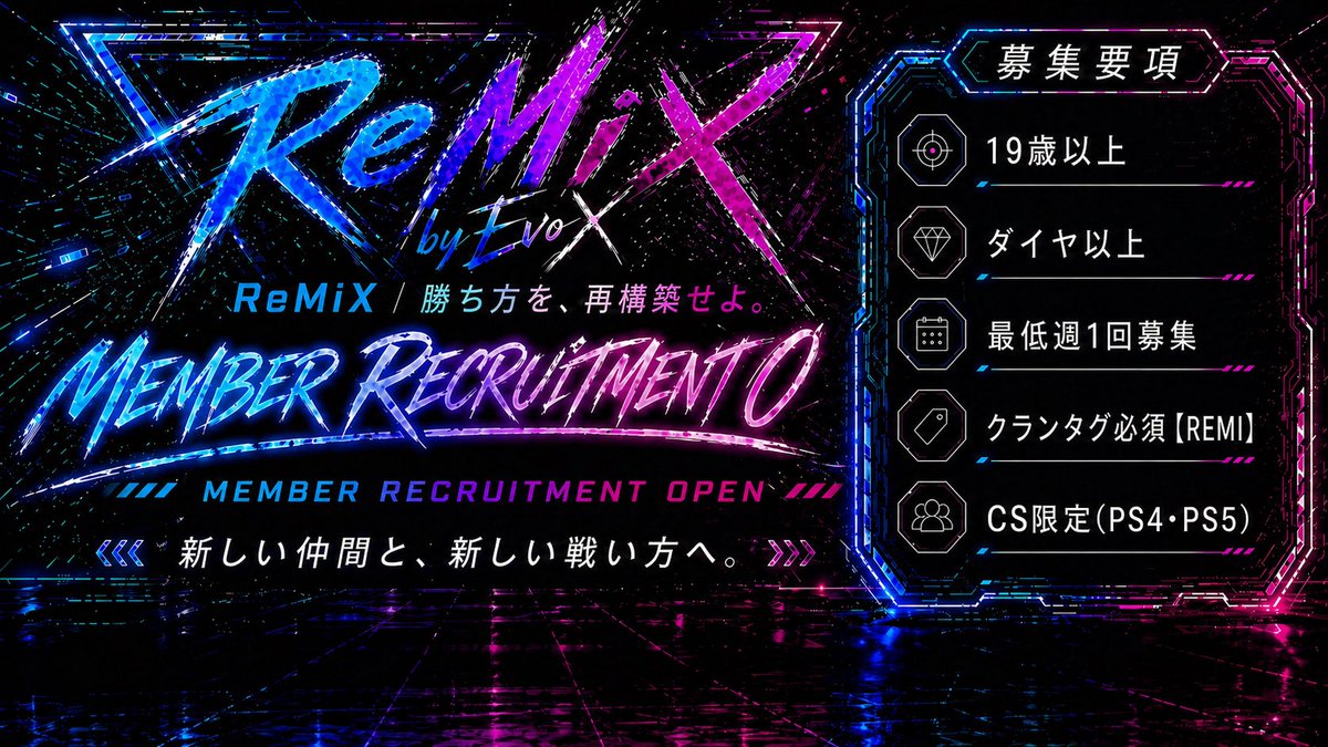 TEAM ReMiX (@ReMiX_HQ) / Posts / X
