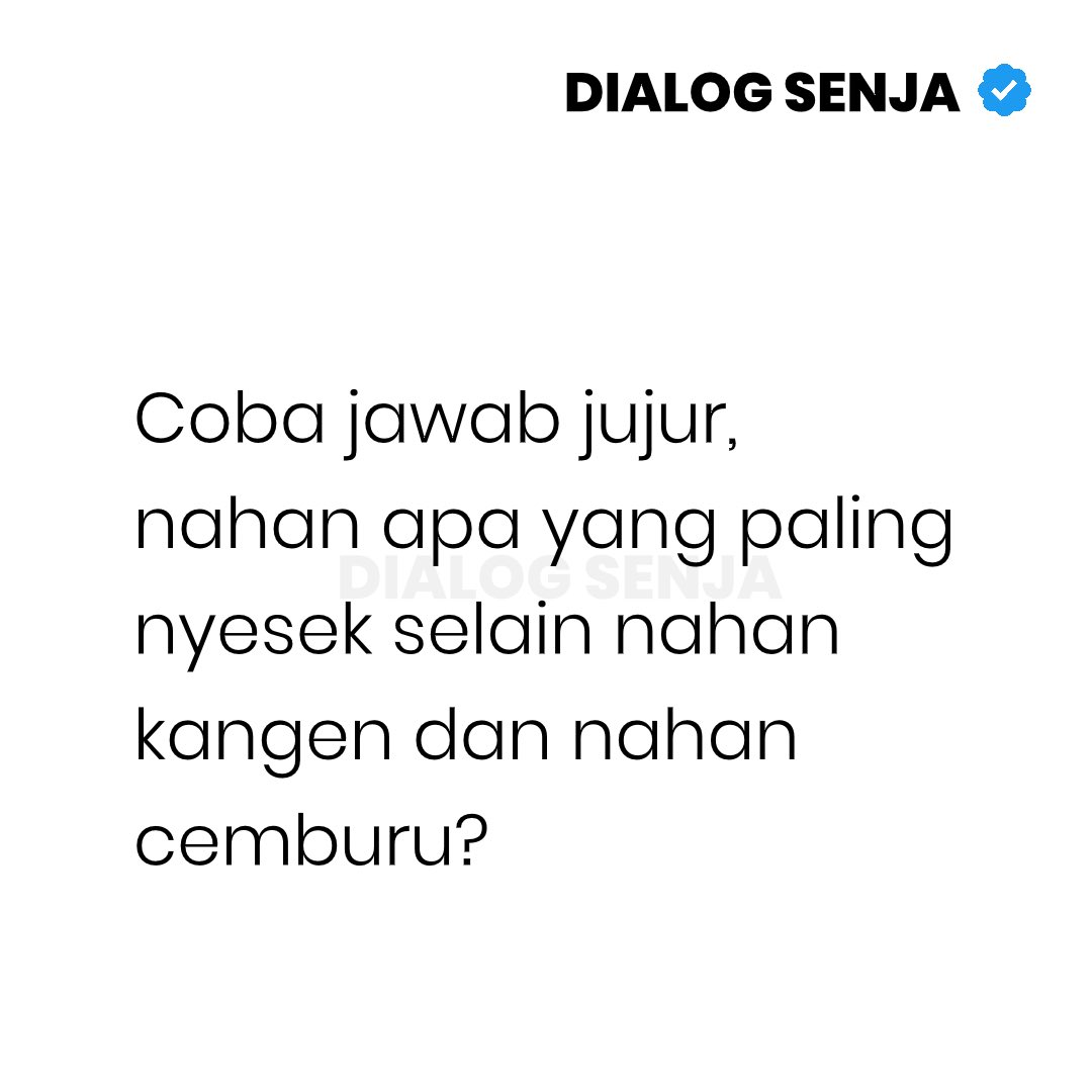 Dialog Senja tweet media