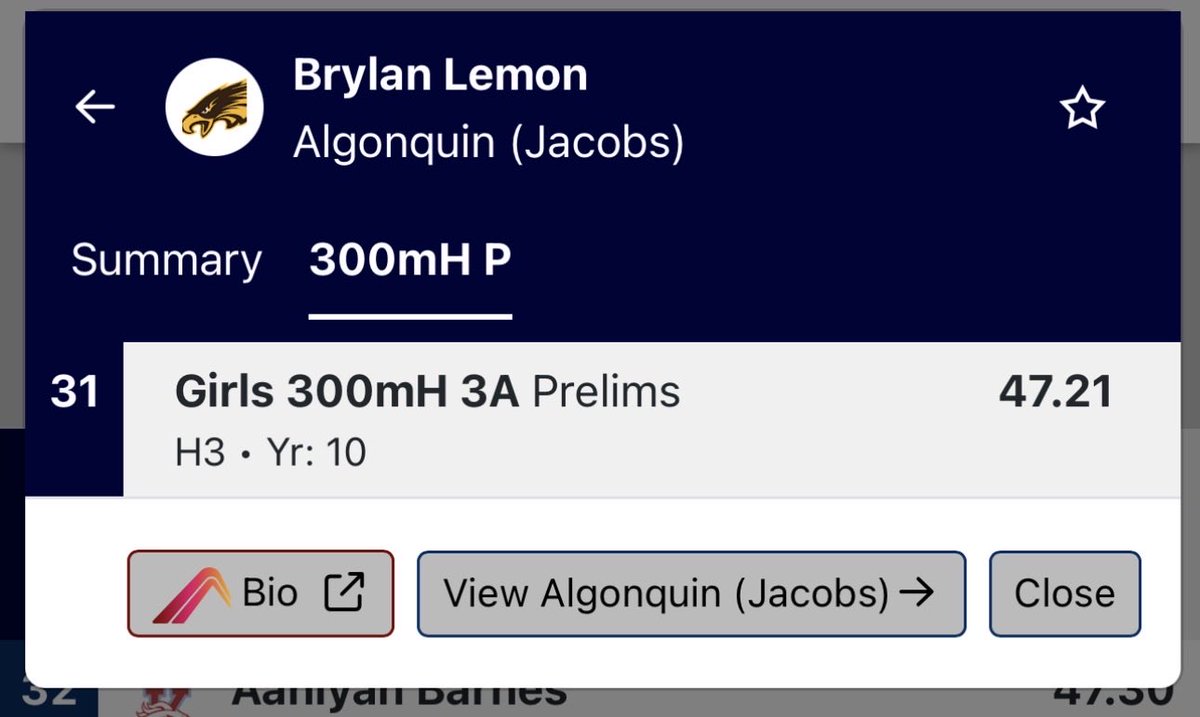 JacobsGirlsTF's tweet photo. Brylan runs great race in the rain! She finishes the year with the Jacobs school record in the 300 hurdles and all the experience of the state meet to carry forward. @HDJacobsXC @HDJ_Athletics https://t.co/bVrTjQOWg5