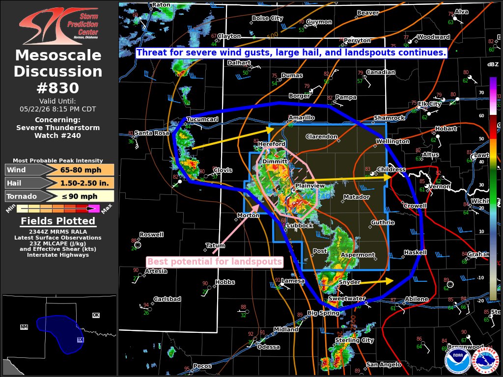 NWS Storm Prediction Center tweet media