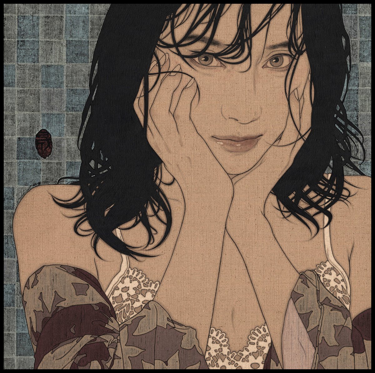 ikenagayasunari's tweet photo. 「千日の雨の後・めぐみ」
2020年 / 30×30cm
亜麻布・岩絵具・膠・墨・金銀泥
gold and silver paint, sumi‐ink, mineral pigments and hide‐glue on linen canvas. https://t.co/TFAiK0V8yk