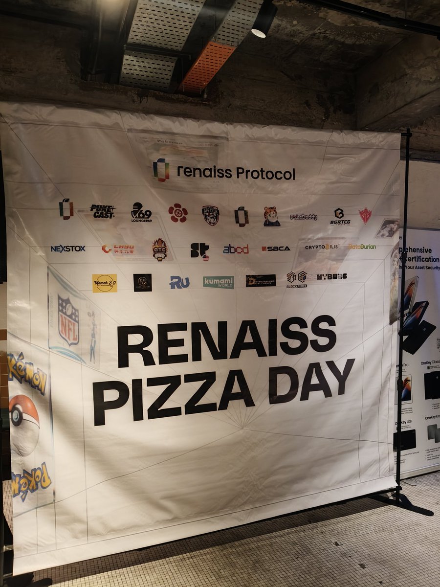 ee_sien's tweet photo. 今年的pizza day有点不一样。

今天没有Cryptobilis举办的活动，但是多了 @renaissxyz 举办的pizza day。

这次没有比赛吃pizza，而是体验了开卡包了乐趣 。

不一样的体验，不一样的氛围。

话说这里的pizza挺好吃的。 https://t.co/EhC6IIw2rT