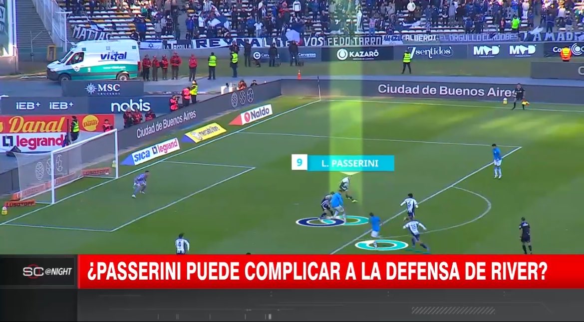 ManuuInfantes's tweet photo. LA CLAVE DE BELGRANO: EL 9, PASSERINI. 🎥✅
El equipo de Zielinski utiliza como referencia al goleador. Sirve de apoyo para generar espacios entre los defensores rivales para alguna aparición de los volantes.
¿Lo sufrirá River el domingo? Acá el análisis en #SCNight @AlinaMoine https://t.co/pQHxtXGybn