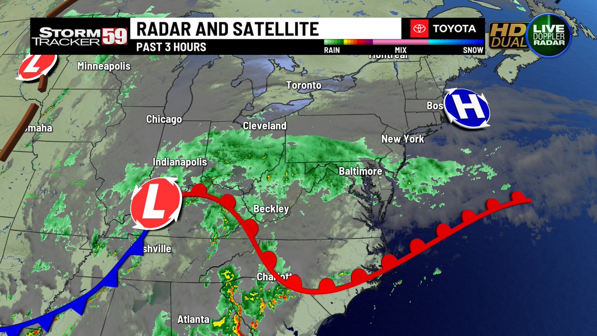 Stormtracker59's tweet photo. RAIN RETURNS: It's another rainy night in store across the region! The rain is not going to be heavy, but it'll be steady off and on throughout the night. Patchy dense fog will also continue as well - be careful if you plan to travel tonight or tomorrow!

https://t.co/luwlRUMDRU https://t.co/zzYThlkaqT