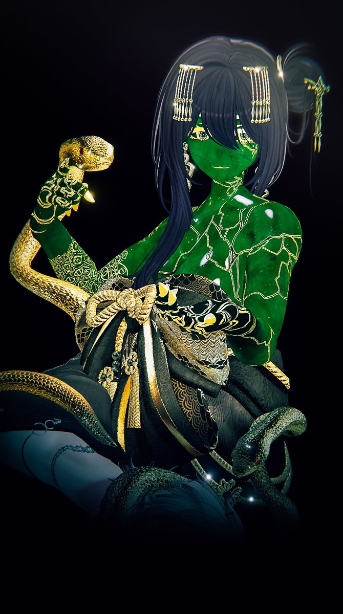 ADisplacerBeast's tweet photo. 🐍
#Lasyusha #HHStudio #booth_pm https://t.co/N7GjOVfYjS