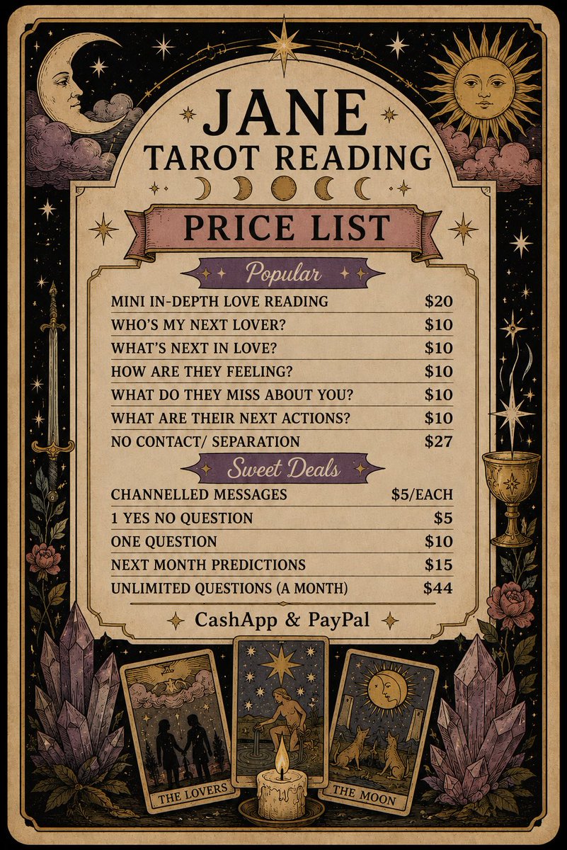 Jane Tarot Reader tweet media