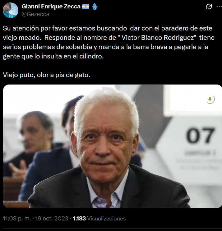 Gianni Enrique Zecca 🇦🇷 🪬 tweet media