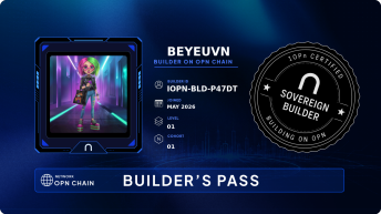 BeyeuBo's tweet photo. Just claimed my Builder's Pass on @IOPn_io. 🛠️
On OPN Chain, I don't claim what I built. The chain proves it.
Deploying soon.
Accelerate ⋂ https://t.co/kEQEIC8tBk