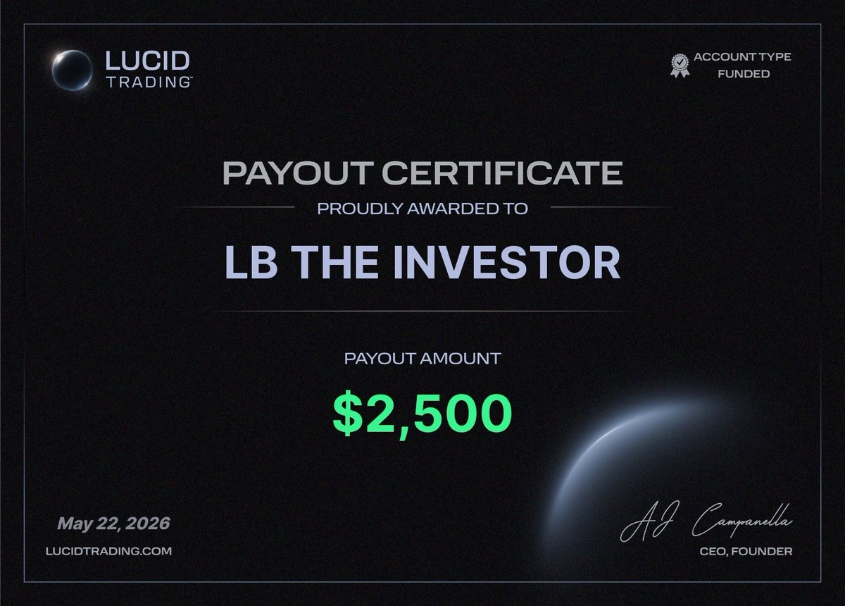 lbtheinvestor's tweet photo. I made over $30K this month trading prop firm futures…

Here’s how I did it 🧵 https://t.co/nTxTZamARj
