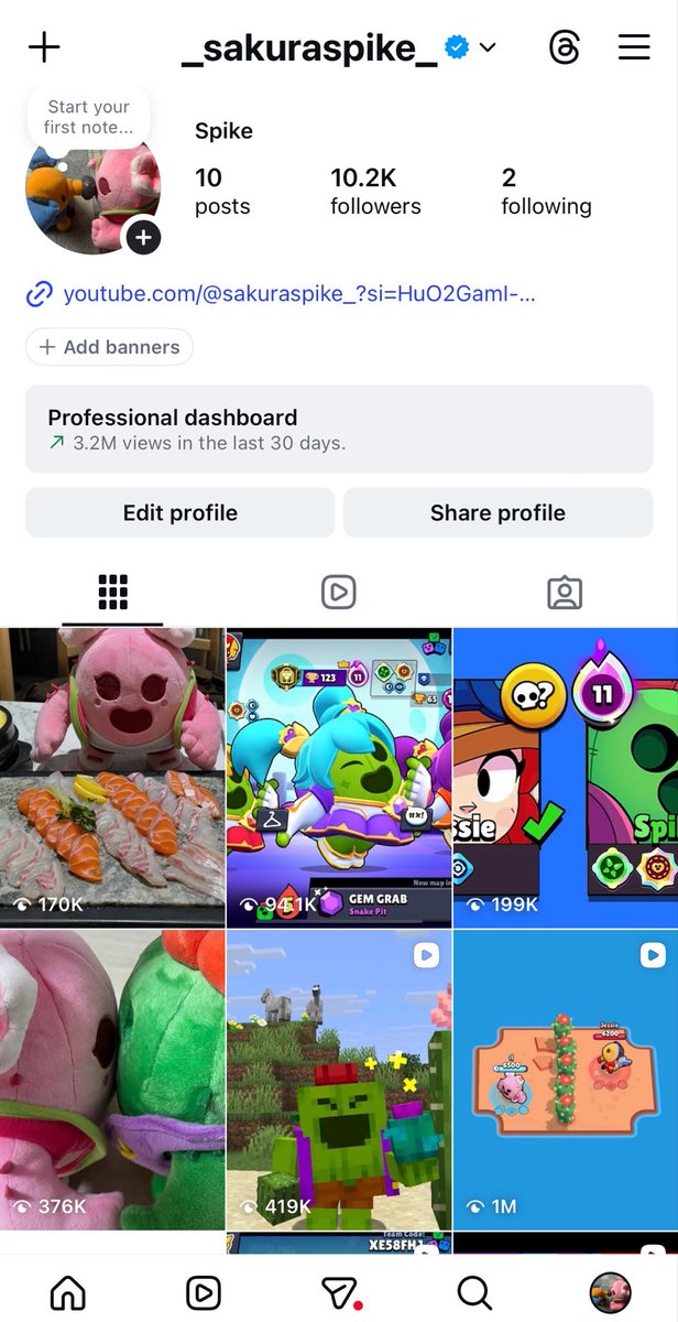 Spike tweet media