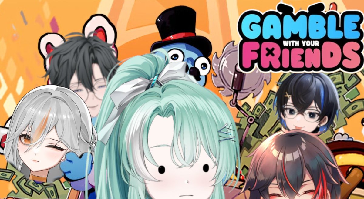 ProjectVNS's tweet photo. Maybe the real debt is the friends we made along the way

[Gamble With Your Friends] POKER? I HARDLY EVEN KNOW'ER 💼🗿🎧🏵️🌿
|5/10| ⏰7:00 PM PST / 10:00 PM EST / 12:00 PM⁺¹ JST

📺: https://t.co/yA6HSEasfs
👾: https://t.co/La9hF9GhJ9
🏷️: #vtuberen #vtuber #gamba #jackpot https://t.co/iqNxNQjRtN
