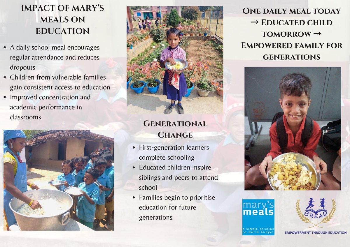 breadnoida's tweet photo. The impact of a simple meal goes far beyond the plate—it brings children to school, supports learning, and gives hope for a brighter future. 🍽️📚
#MarysMeals #EndChildHunger #NoChildHungry #ChildNutrition #FoodForEducation https://t.co/6PatYXM7SY