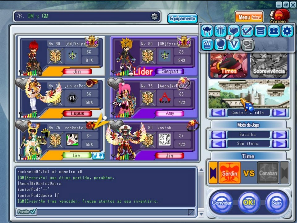 grandchaseacerv's tweet photo. Sala de PvP contra moderadores (GM) — Grad Chase (2012), contribuição vivisephi https://t.co/PUUXCahFFo