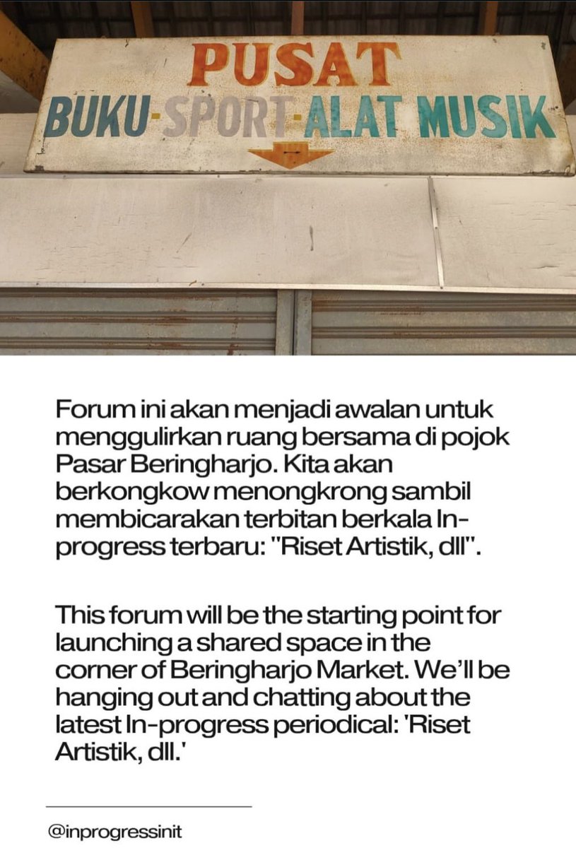 Arungkala | Museum Orang Biasa (MOB) tweet media