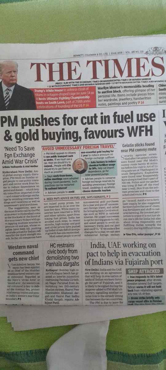 ssguide's tweet photo. @narendramodi @sardesairajdeep  Appeal  cut in fuel is appreciated.  You,  your ministers, MPs and MLAs  have to stop useless travels to foreign countries, within  country. Stop running to inaugurate every project. Use a smaller aircrafts. Reduce your motor cade. Set an example. https://t.co/16SGZkYdJP