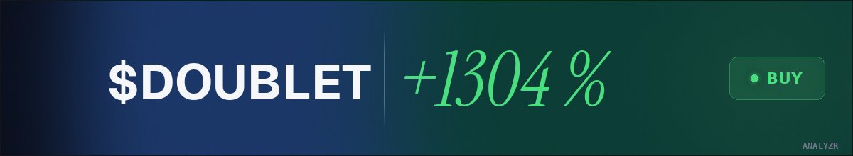 Quakestar1's tweet photo. @AnalyzrX just told me $DoubleT sends to $956.9K. that's +1304%. I'm in 🫡  
 8XG6dw8CnVqKBmYwX4W3wfNaRfQK8GcEKbZD5zXHpump https://t.co/bOuupyjzRq
