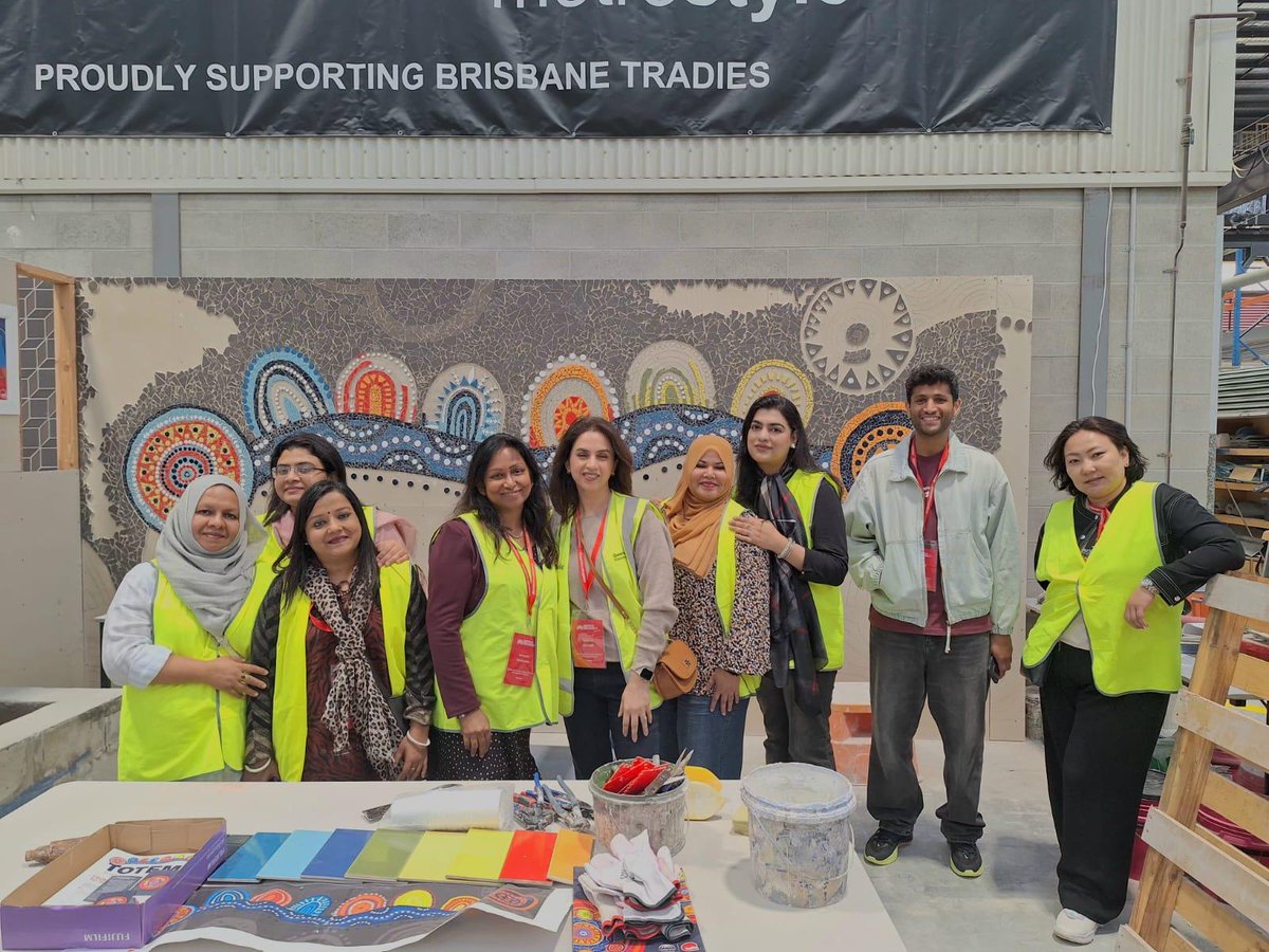GriffithIDU's tweet photo. @AustraliaAwards Regional Short Course on Transforming TVET Policy for Inclusive and Future-Ready Skills Systems for industry leaders from South Asia and Mongolia has completed their 2 week visit to Australia with an engaging final week.
@aushcindia @aushcsrilanka @AusAmbMongolia https://t.co/jv7ZXeQS8B