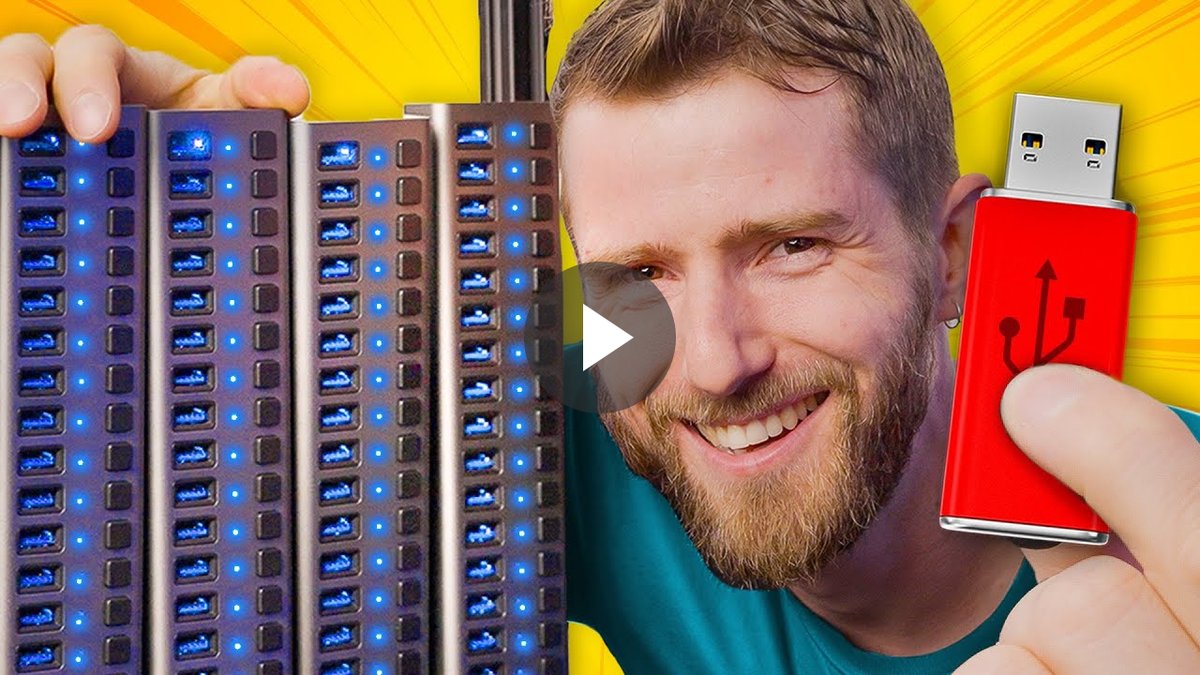WT_Trending's tweet photo. We broke the USB record. How many plugs in one PC? 🤯 #USBRecord #TechTest