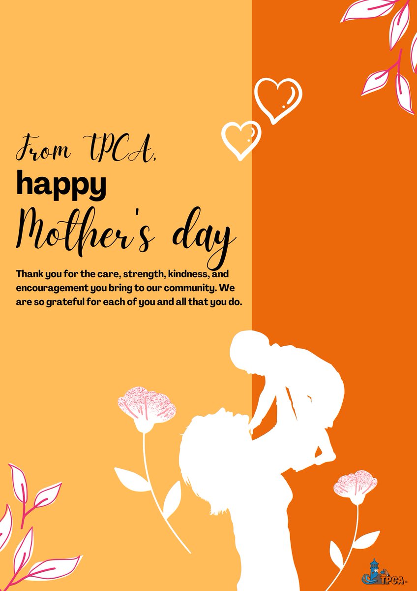 TPCA_org's tweet photo. Happy Mother’s Day to all of the amazing women within TPCA’s volunteer community, incarcerated mothers, and the loved ones who continue to support and stand beside them. 💐

We especially recognize the incarcerated women and families navigating separation, hardship, and healing, while continuing to hold onto hope, love, and resilience. Thank you for the care, encouragement, and unwavering support you bring to your families, communities, and to the work of advocacy and justice.

Wishing you a day filled with love, appreciation, comfort, and peace. ❤️

#TPCA #MothersDay2026