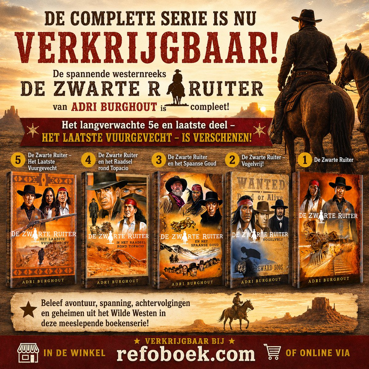 AlbertdeJong13's tweet photo. 5e en laatste deel van de Zwarte Ruiter!  @Adriburghout
https://t.co/HnvpSZyxrF https://t.co/cytTxw1AkL