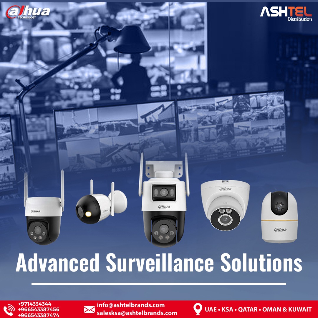 Ashtel_Brands's tweet photo. From monitoring to management, Dahua offers a complete ecosystem for modern security needs.
Contact us for enquiries:
+966543387456
+966543387474
Email: salesksa@ashtelbrands.com
#AdvancedSecurity #Dahua #CCTVSolutions #SecurityInfrastructure #AshtelDistribution https://t.co/RIXWHHBJSZ