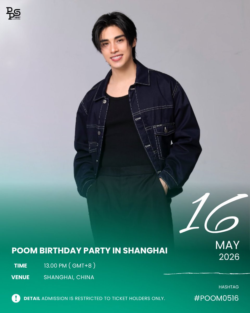 [Update] Poom Phuripan Schedule

#poompps
#poomppsschedule