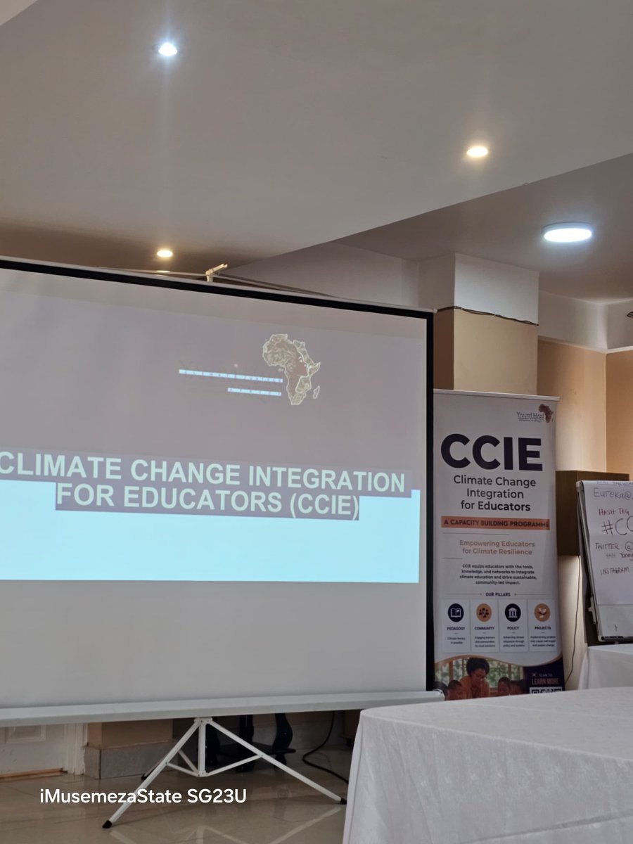 EdsonNiwagaba15's tweet photo. Our role as the adults is to prepare, conserve this planet and hand ito very to the owners (the next generation). Since a child spends more time at school, a teacher plays a big role in preparing them for the future. From this background @CJusticeAfrica launches the #CCIE https://t.co/wkh6pCbkxs