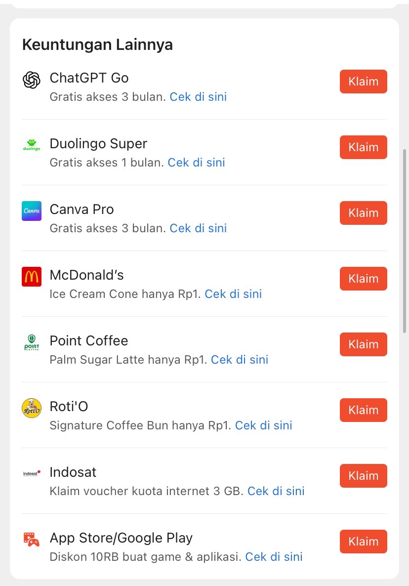 sdhnix's tweet photo. Sebanyak ini keuntungan yg bakalan kalian dpt kalo langganan shopee vip
Worth it banget si
Cek disini yaa
👇🏻
https://t.co/HHTHaOt10h https://t.co/IQHUO1fXEE