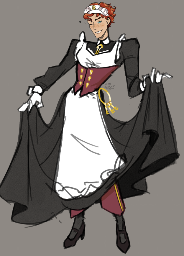 RE0NLIGHTS's tweet photo. a late doormaid for maid day
#doorman #deadlock https://t.co/InYor5cKf4